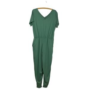 Cuddl Duds Soft Green Jumpsuit Womens Plus PL  Lounge